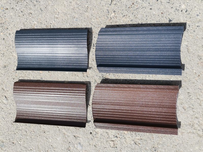 Металлопрофиль двусторонний под Стальной Бархат в Казахстане