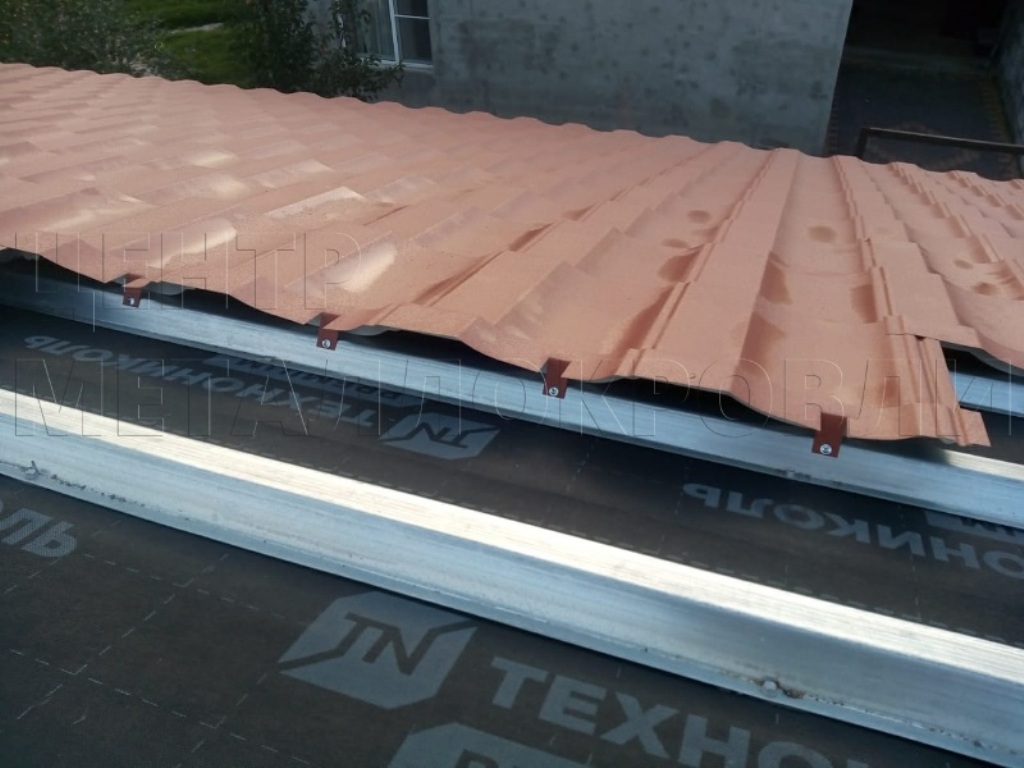 Металлочерепица Геркулес 8004 терракотовый Стальной Бархат от Центра Металлокровли в Казахстане