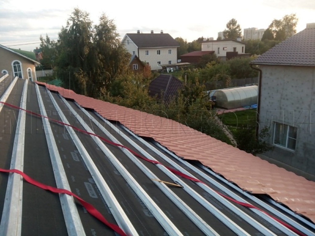 Металлочерепица Геркулес 8004 терракотовый Стальной Бархат от Центра Металлокровли в Казахстане