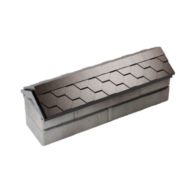 Парапет ZKING EVEREST 180х510х75мм Коричневый с посадкой на 0.5 кирпича (130мм) фото 3